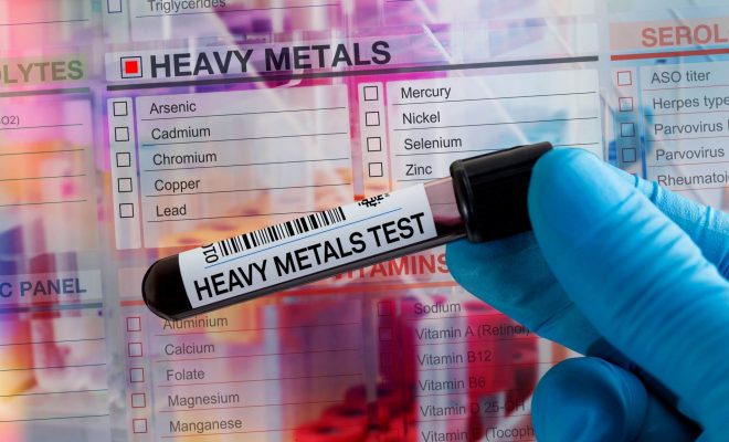 Testing for heavy metals and chemicals in blood.