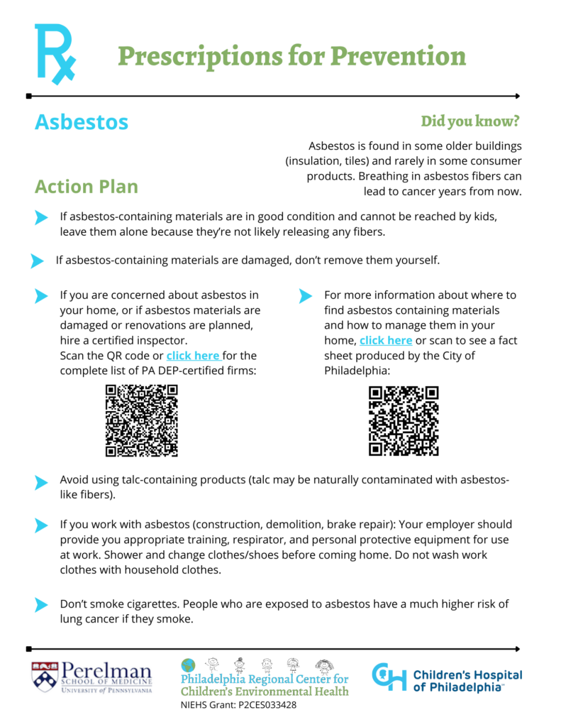 Asbestos Prescription