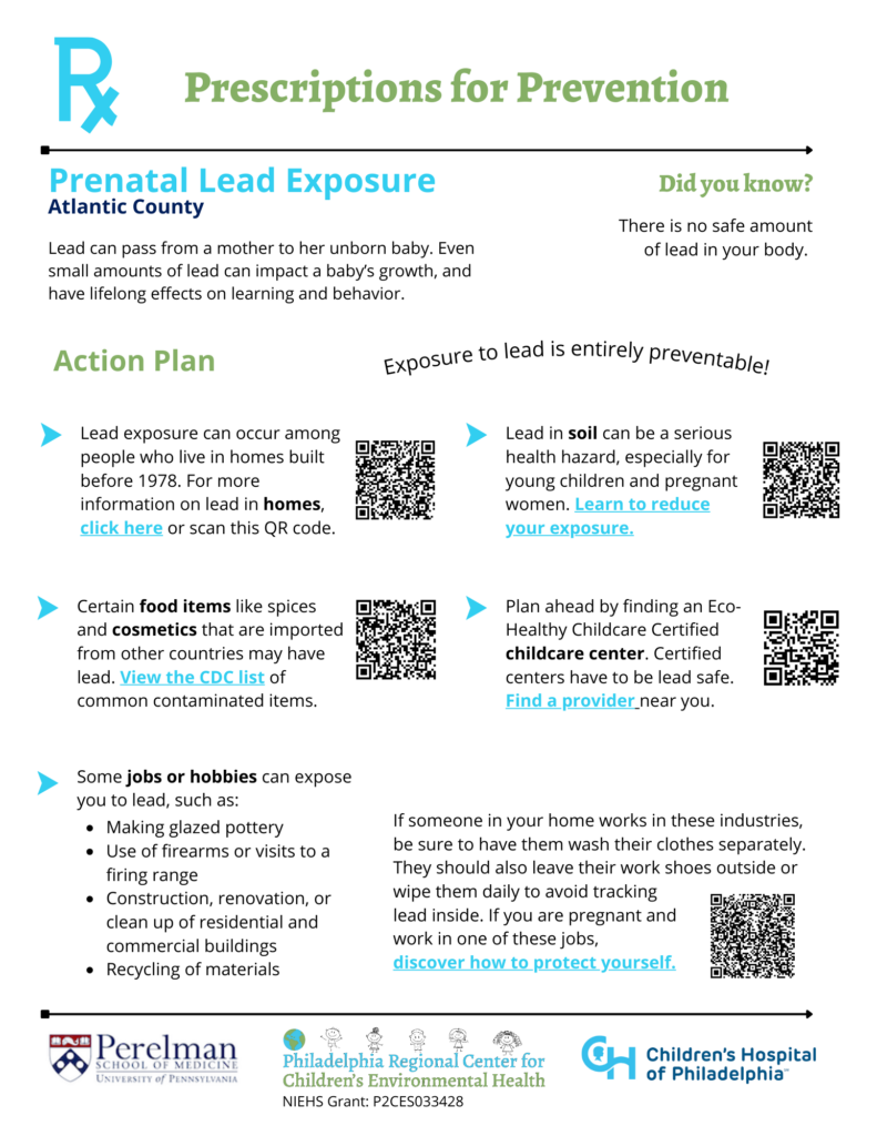 Atlantic County Prenatal Lead Prescription_FINAL