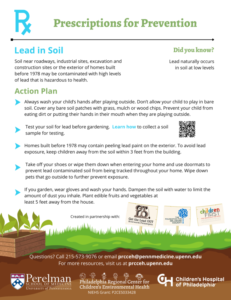 Lead in Soil Prescription